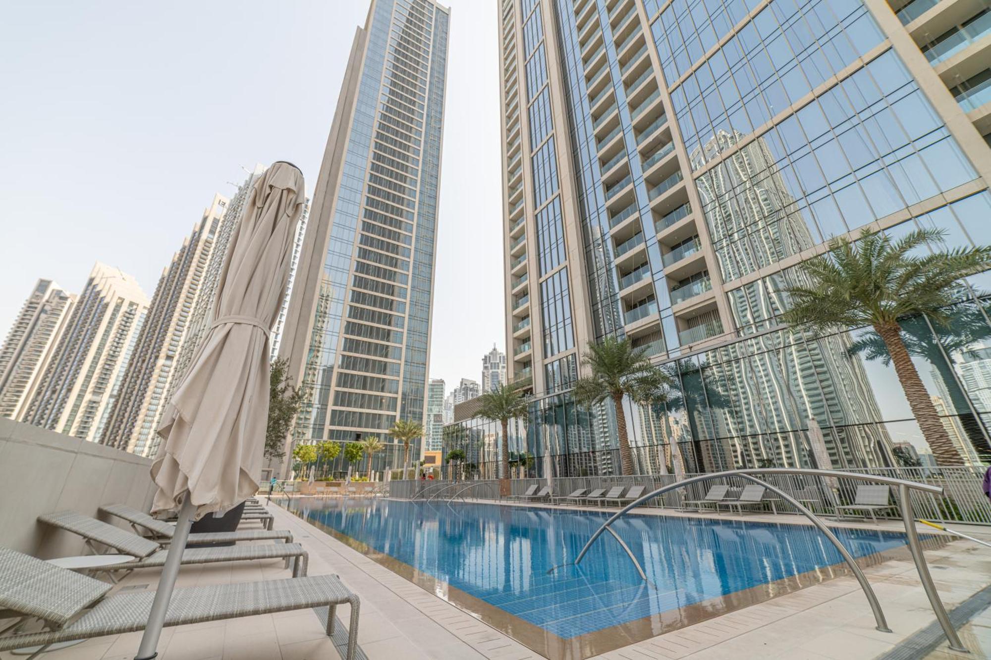 First Class 2Br With Full Dubai Boulevard View Exteriér fotografie